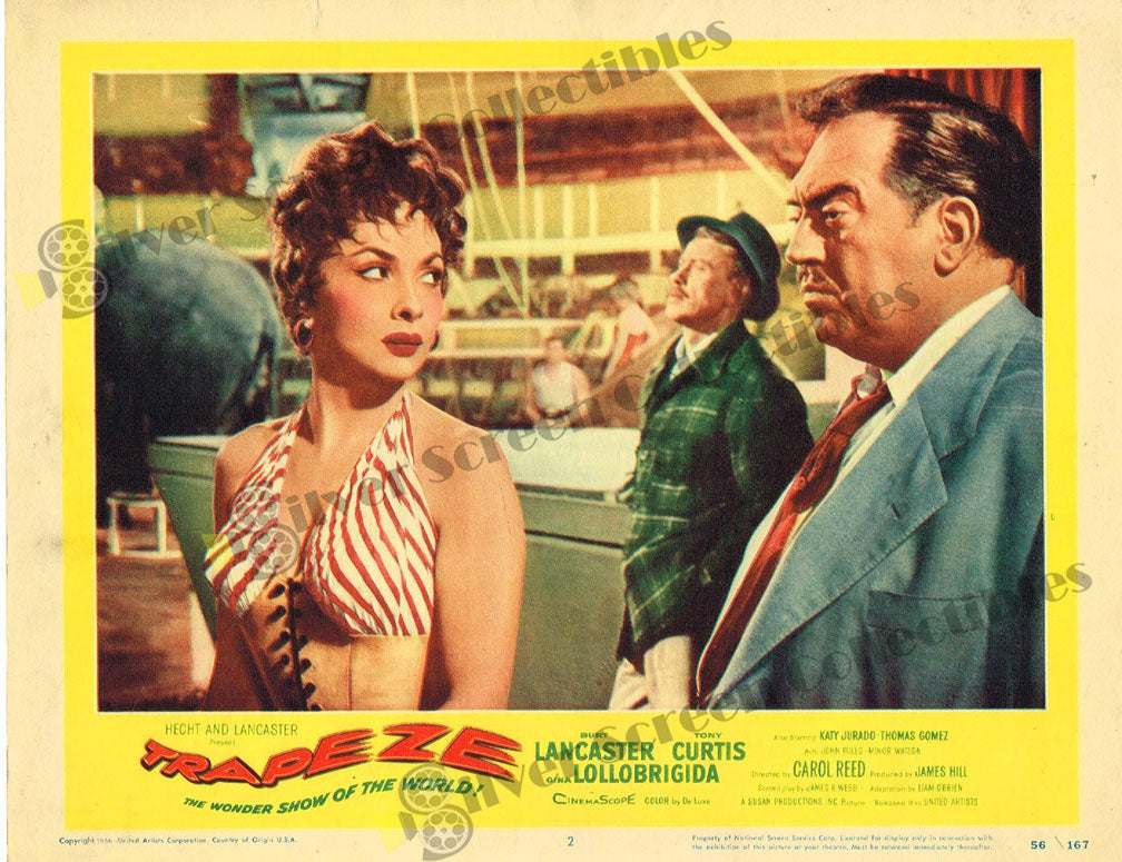Trapeze (1956) - Original U.S. Lobby Card (11" x 14")