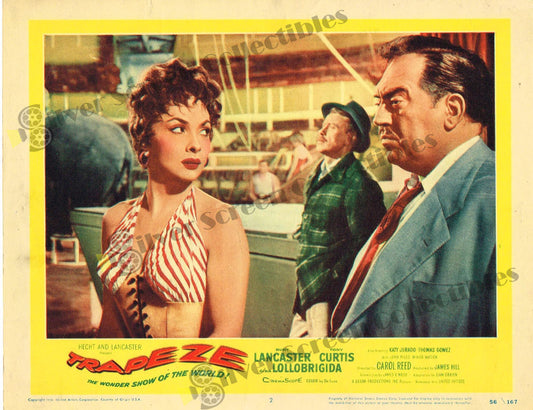 Trapeze (1956) - Original U.S. Lobby Card (11" x 14")