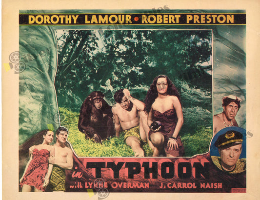 Typhoon (1940) - Original U.S. Lobby Card (11" x 14")
