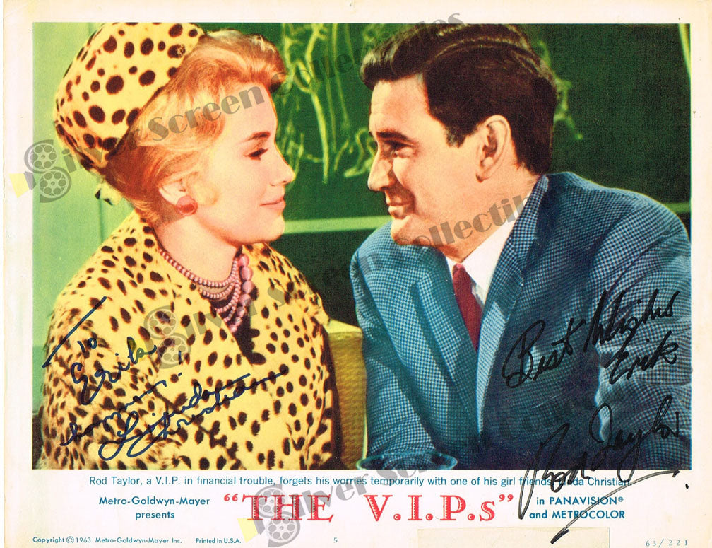 The V.I.P.s (1963) - Signed Original U.S. Lobby Card (11" x 14")