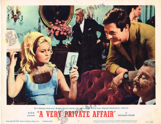 A Very Private Affair (1962) - Original U.S. Lobby Card (11" x 14")