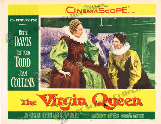 The Virgin Queen (1955) - Original U.S. Lobby Card (11" x 14")