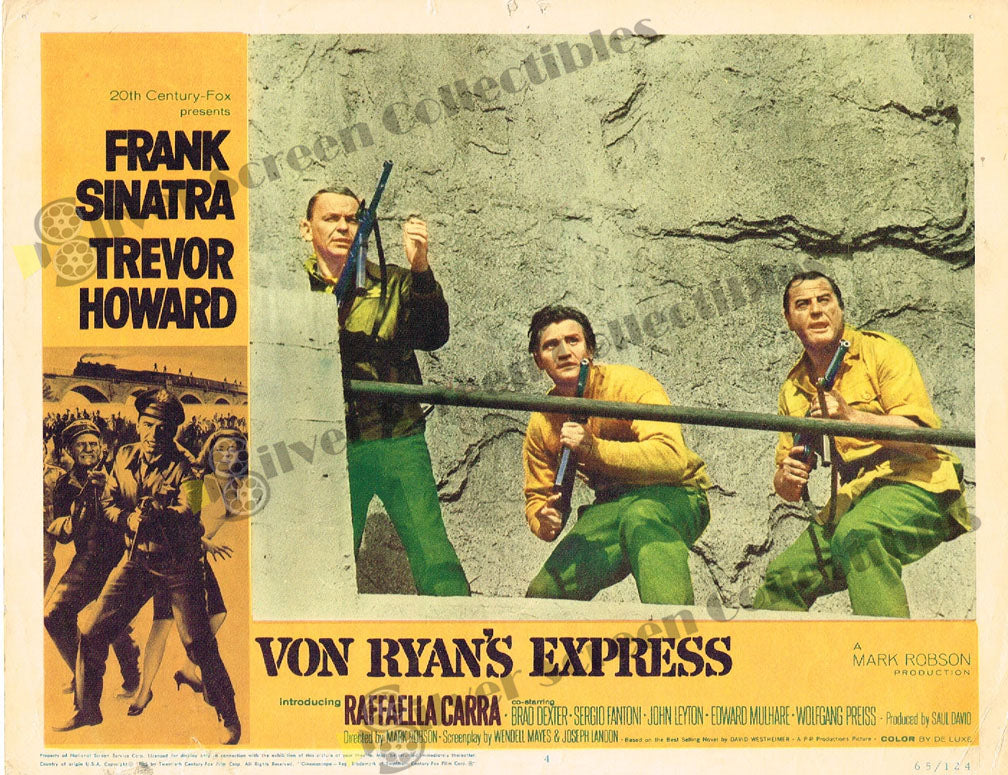 Von Ryan's Express (1965) - Original U.S. Lobby Card (11" x 14")