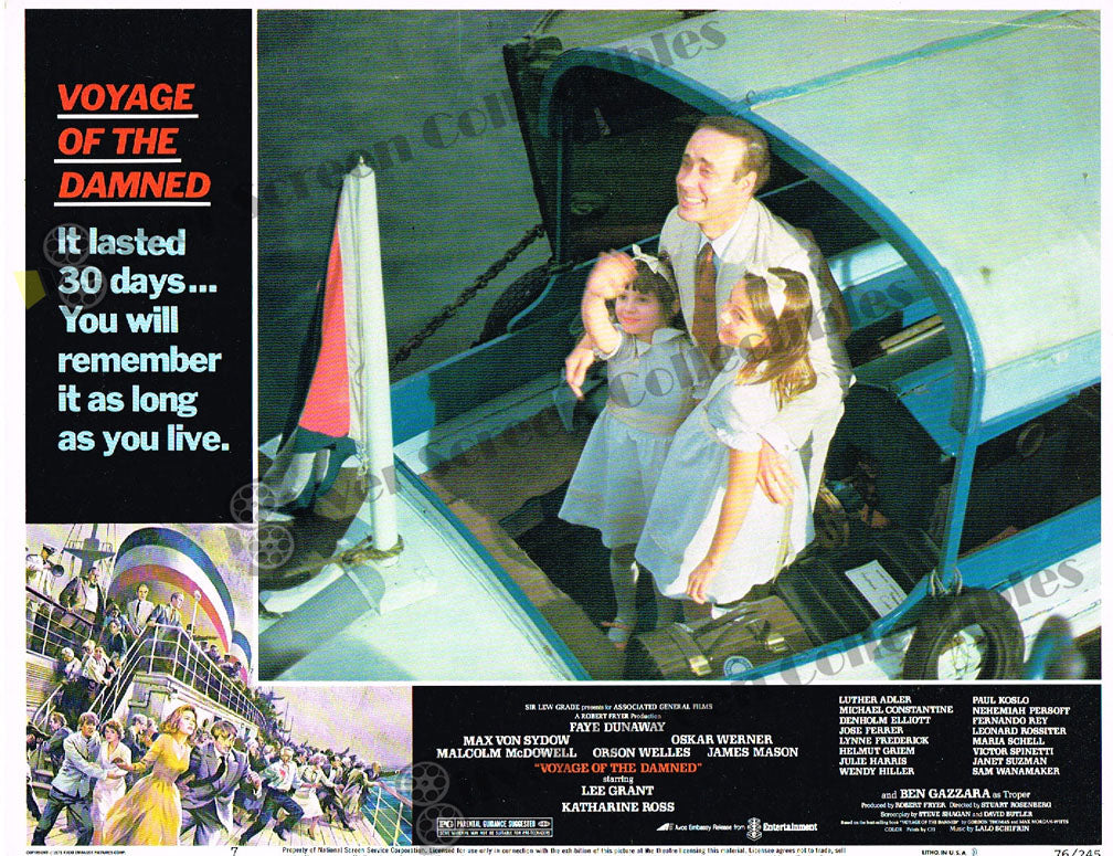 Voyage of the Damned (1976) - Original U.S. Lobby Card (11" x 14")