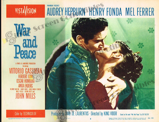 War and Peace (1956) - Original U.S. Lobby Card (11" x 14")