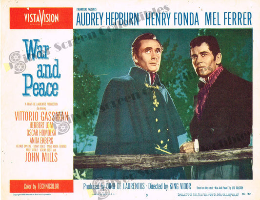 War and Peace (1956) - Original U.S. Lobby Card (11" x 14")