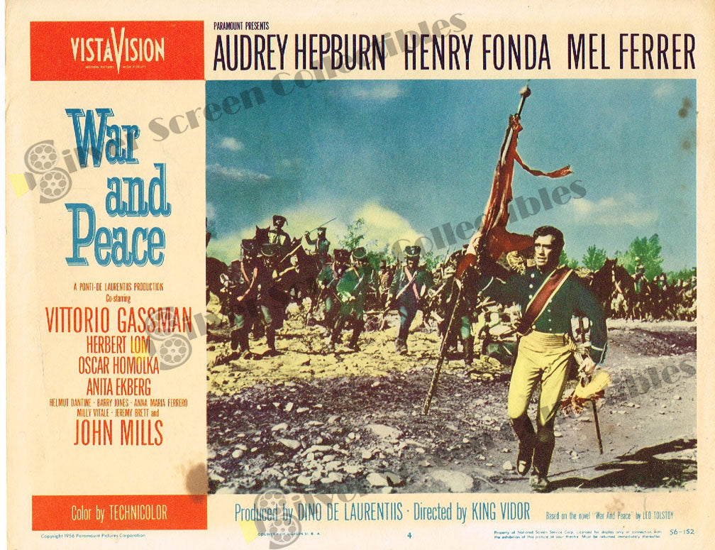 War and Peace (1956) - Original U.S. Lobby Card (11" x 14")