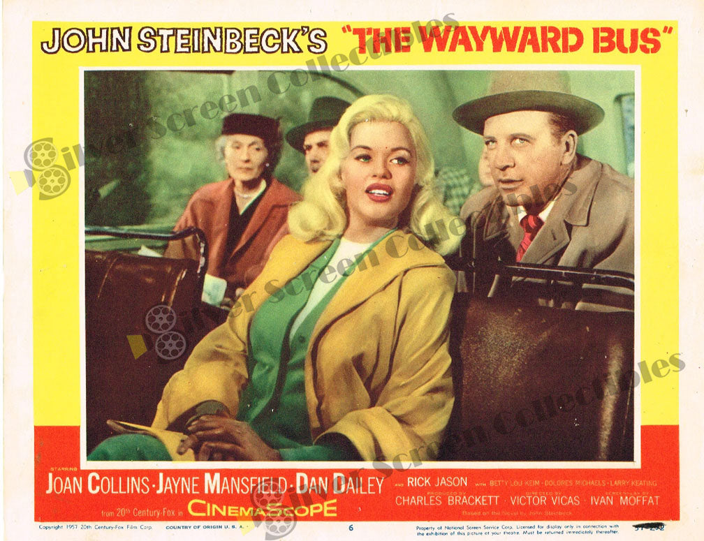 The Wayward Bus (1957) - Original U.S. Lobby Card (11" x 14")