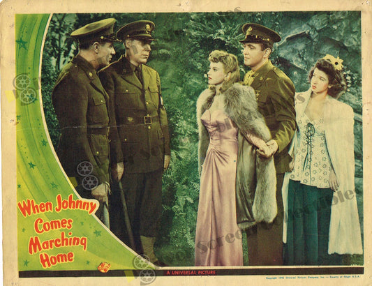 When Johnny Comes Marching Home (1942) - Original U.S. Lobby Card (11" x 14")