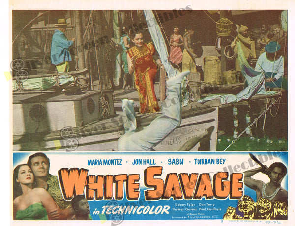 White Savage (1943) - Original U.S. Lobby Card (11" x 14")
