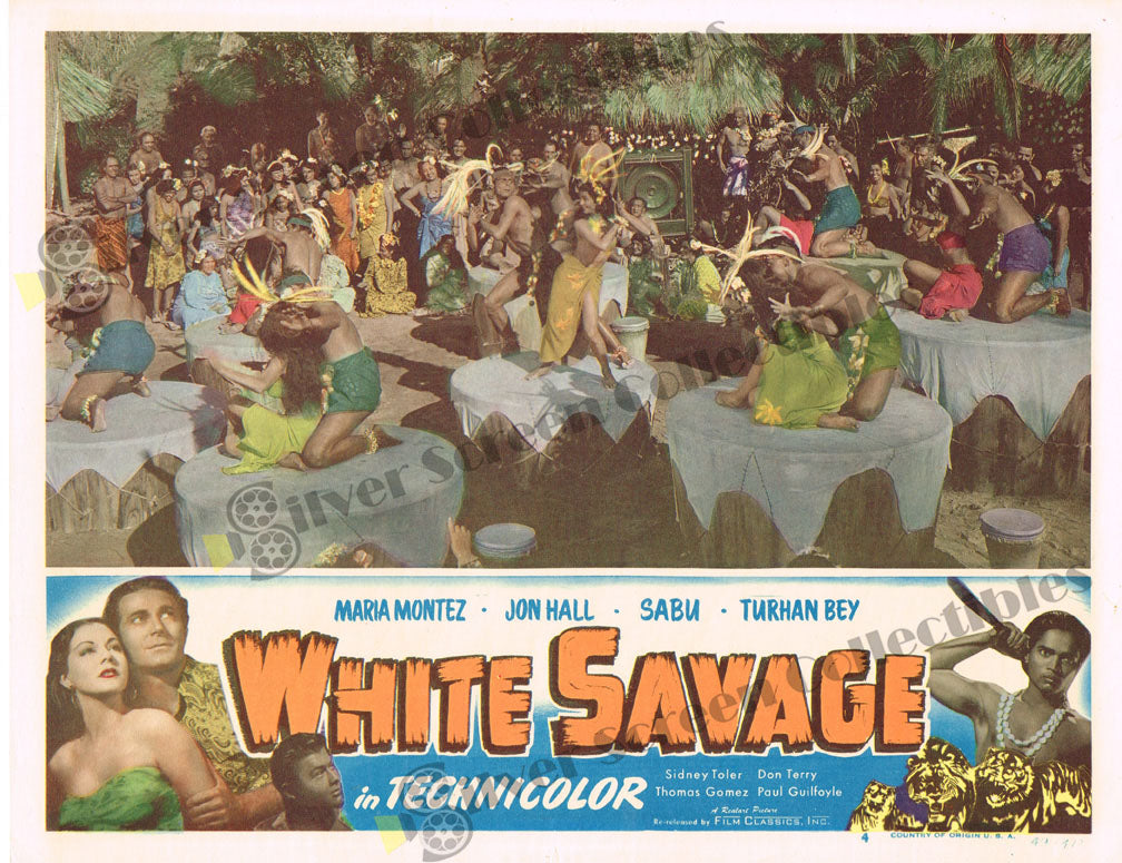 White Savage (1943) - Original U.S. Lobby Card (11" x 14")