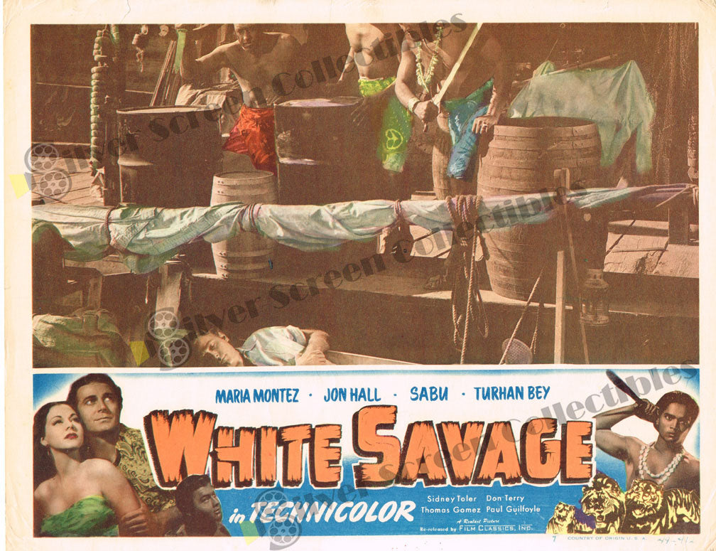 White Savage (1943) - Original U.S. Lobby Card (11" x 14")