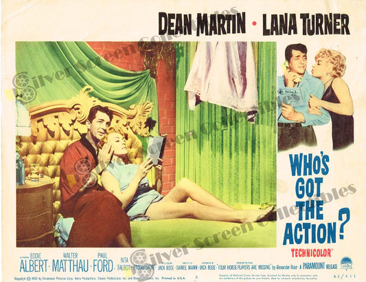 Who's Got the Action? (1962) - Original U.S. Lobby Card (11" x 14")