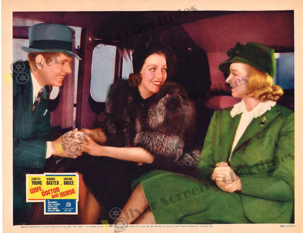 Wife, Doctor and Nurse (1937) - Original U.S. Lobby Card (11" x 14")