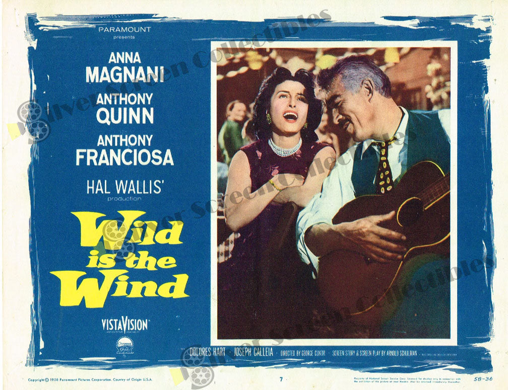 Wild Is the Wind (1957) - Original U.S. Lobby Card (11" x 14")