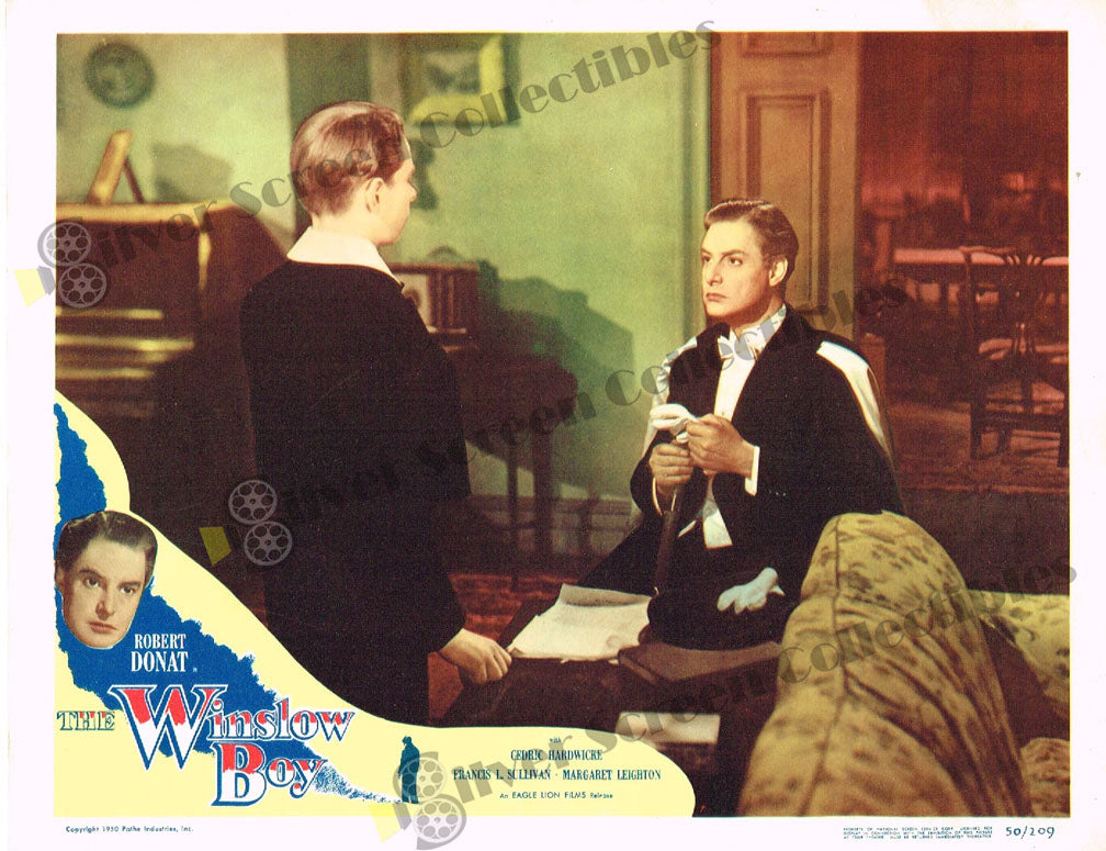 The Winslow Boy (1948) - Original U.S. Lobby Card (11" x 14")
