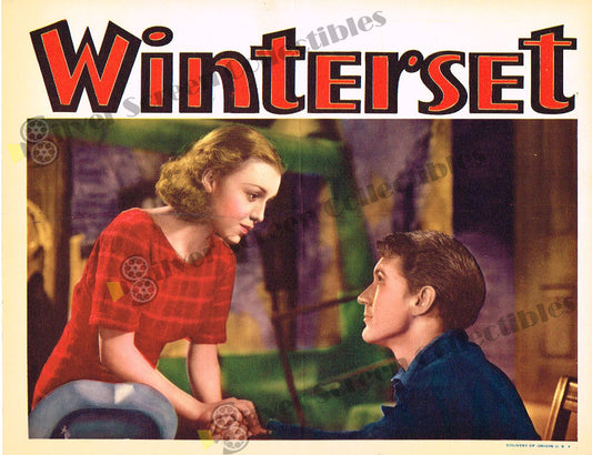 Winterset (1936) - Original U.S. Lobby Card (11" x 14")