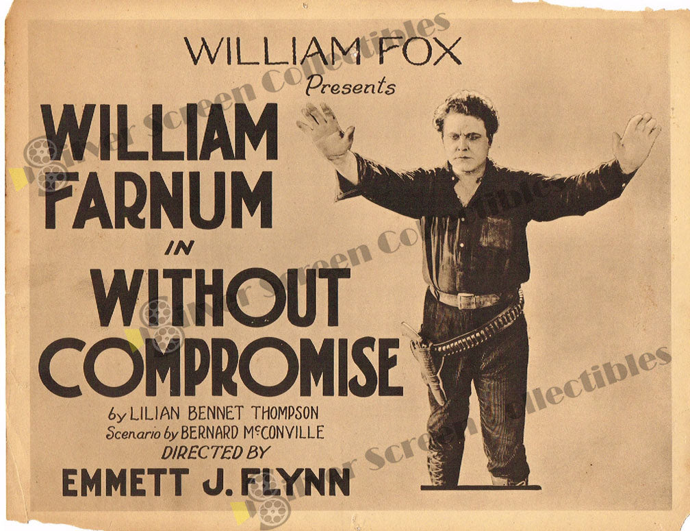 Without Compromise (1922) - Original U.S. Lobby Card (11" x 14")