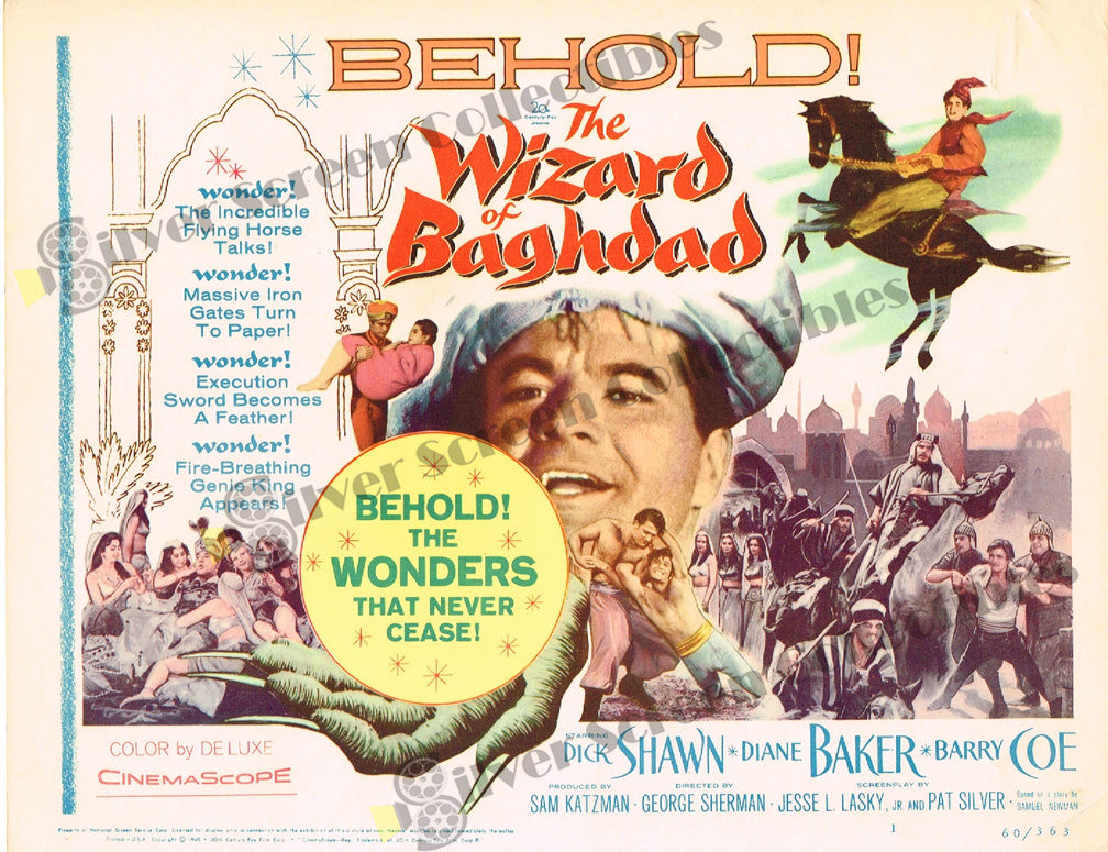 The Wizard of Baghdad (1961) - Original U.S. Lobby Card (11" x 14")