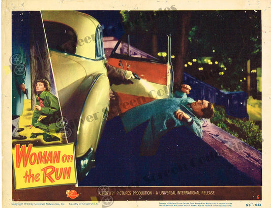 Woman on the Run (1950) - Original U.S. Lobby Card (11" x 14")