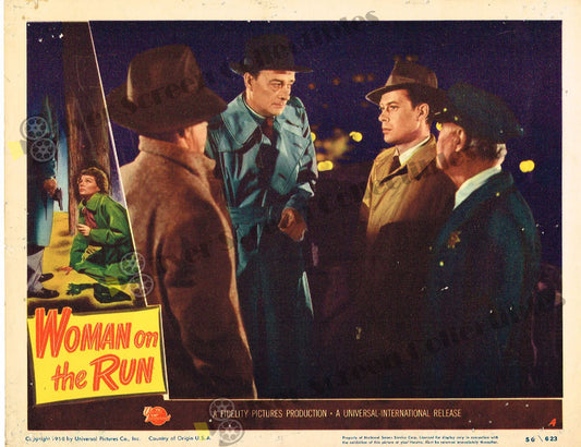 Woman on the Run (1950) - Original U.S. Lobby Card (11" x 14")