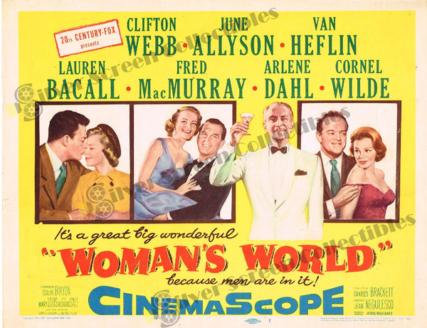 Woman's World (1954) - Original U.S. Lobby Card (11" x 14")