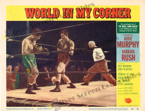World in My Corner (1956) - Original U.S. Lobby Card (11" x 14")