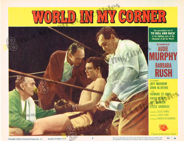 World in My Corner (1956) - Original U.S. Lobby Card (11" x 14")