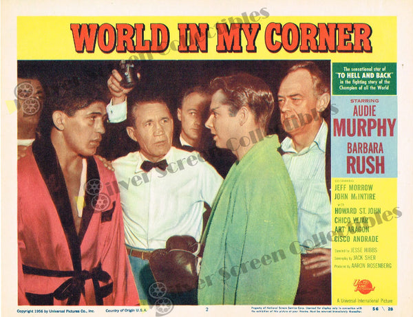 World in My Corner (1956) - Original U.S. Lobby Card (11" x 14")