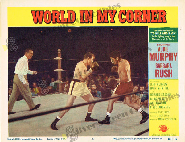 World in My Corner (1956) - Original U.S. Lobby Card (11" x 14")
