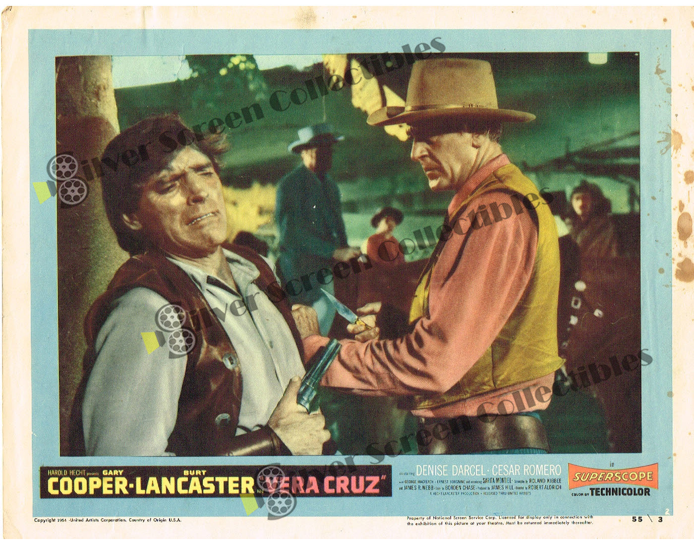 Vera Cruz (1954) - Original U.S. Lobby Card SET of 8(11" x 14")