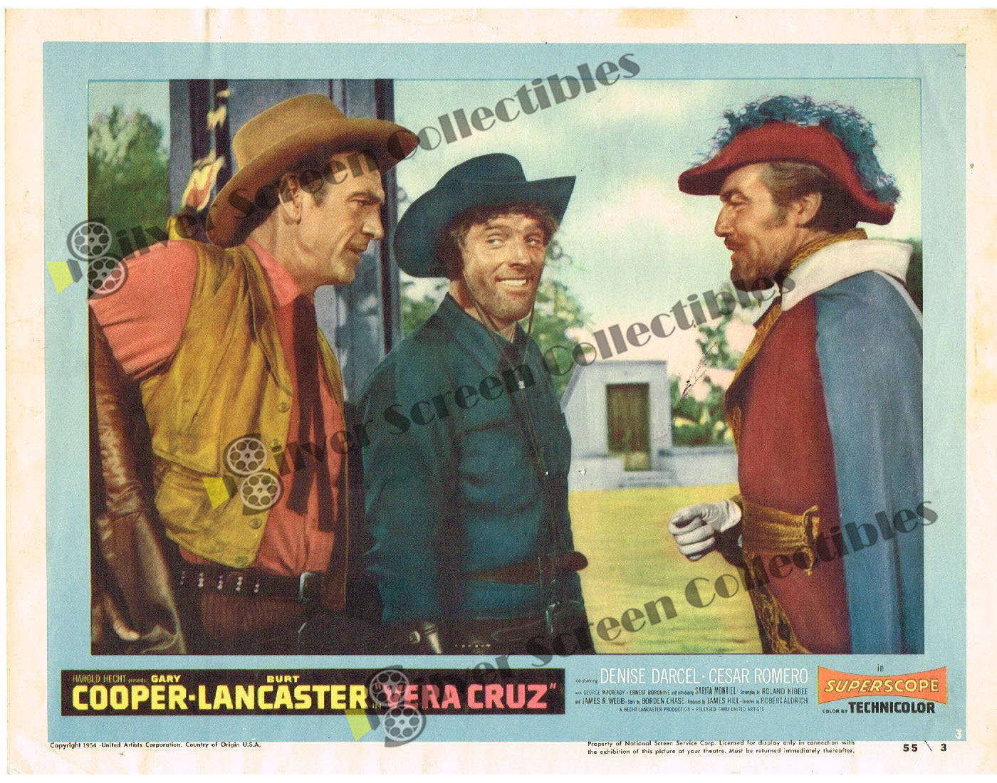 Vera Cruz (1954) - Original U.S. Lobby Card SET of 8(11" x 14")
