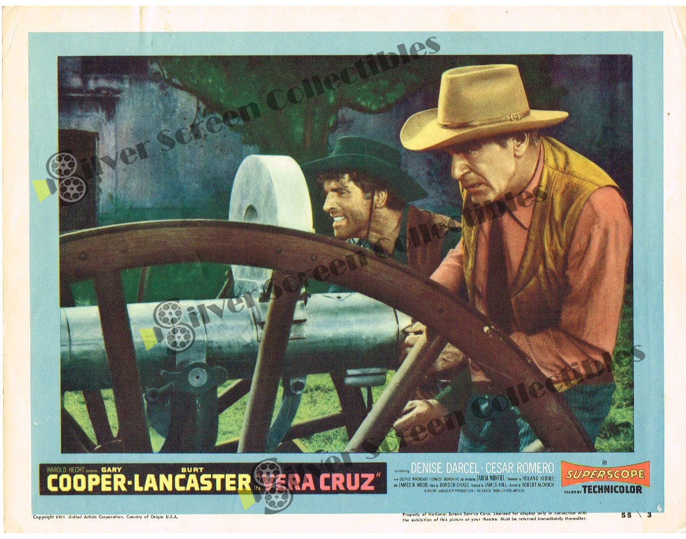 Vera Cruz (1954) - Original U.S. Lobby Card SET of 8(11" x 14")