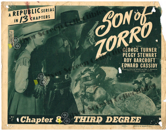 Son of Zorro (1947) - Original U.S. Lobby Card (11" x 14")