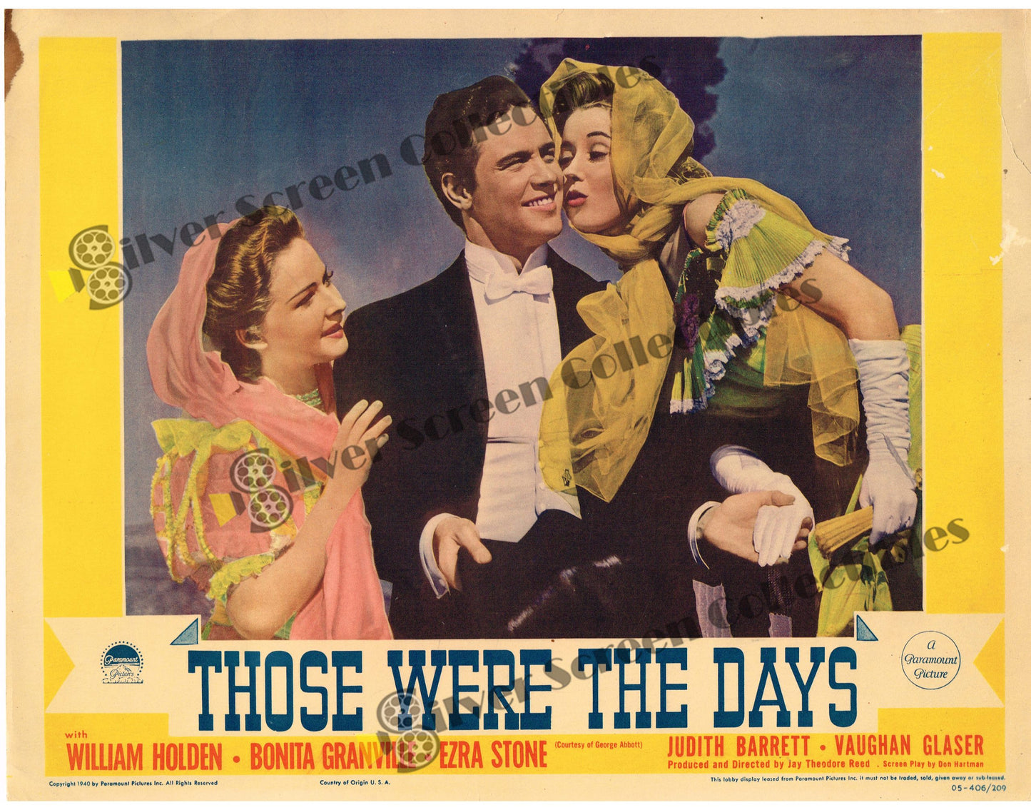 Those Were the Days! (1940) - Original U.S. Lobby Card (11" x 14")