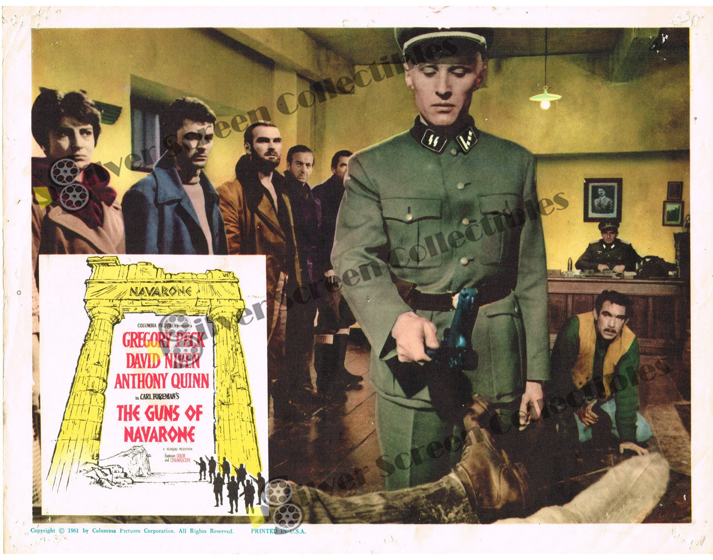 The Guns of Navarone (1961) - Original U.S. Lobby Card (11" x 14")