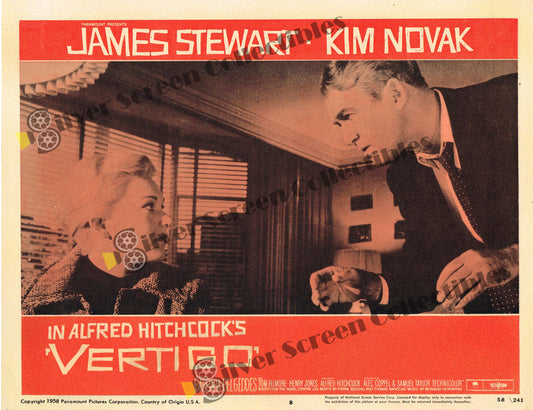 Vertigo (1958) - Original U.S. Lobby Card (11" x 14")