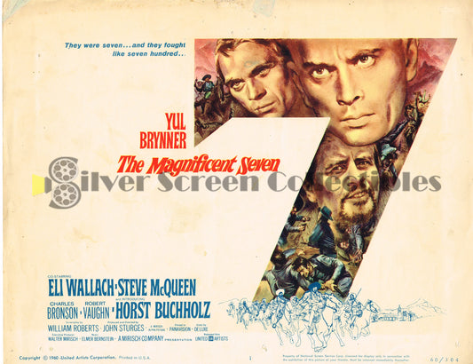 The Magnificent Seven (1960) - Original U.S. Lobby Card (11" x 14")