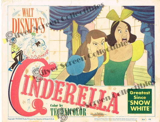 Cinderella (1950) - Card#: 8 - Original U.S. Lobby Card (11" x 14")