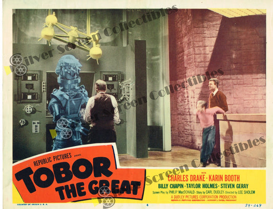 Tobor the Great (1954) - Card#: 4 - Original U.S. Lobby Card (11" x 14")