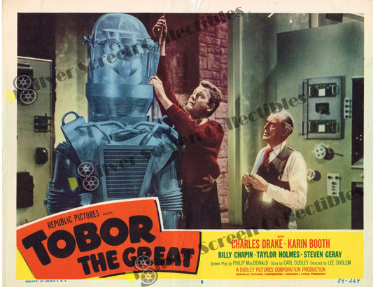 Tobor the Great (1954) - Card#: 8 - Original U.S. Lobby Card (11" x 14")