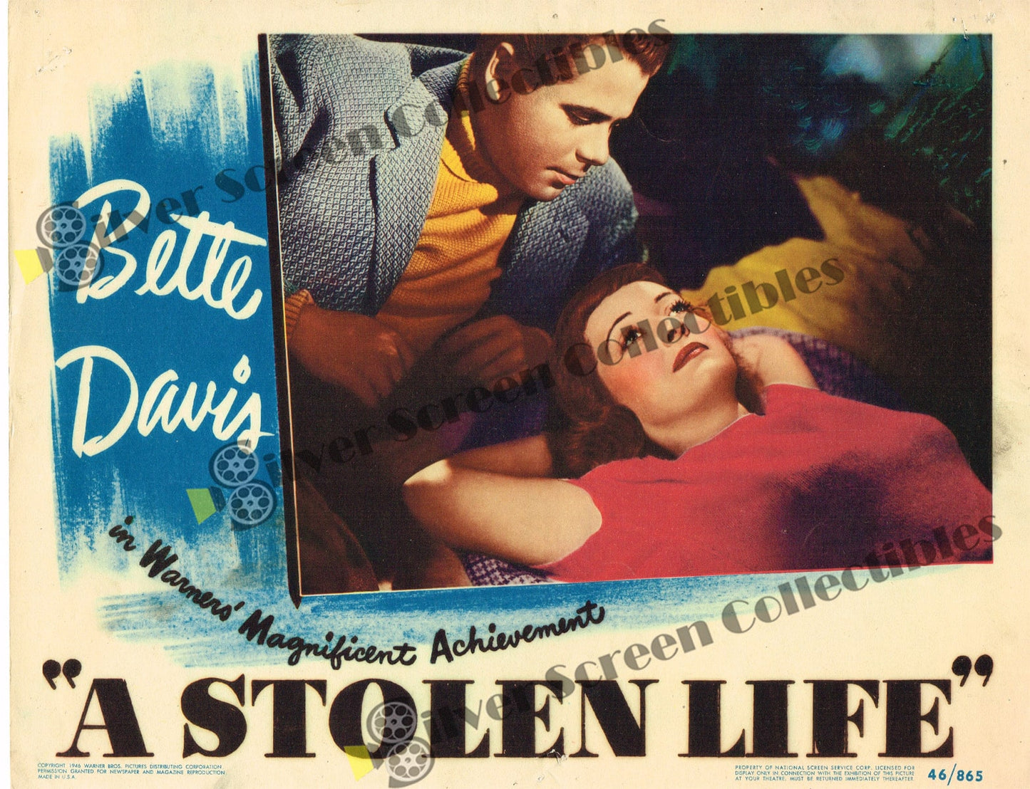 A Stolen Life (1946) - Original U.S. Lobby Card (11" x 14")