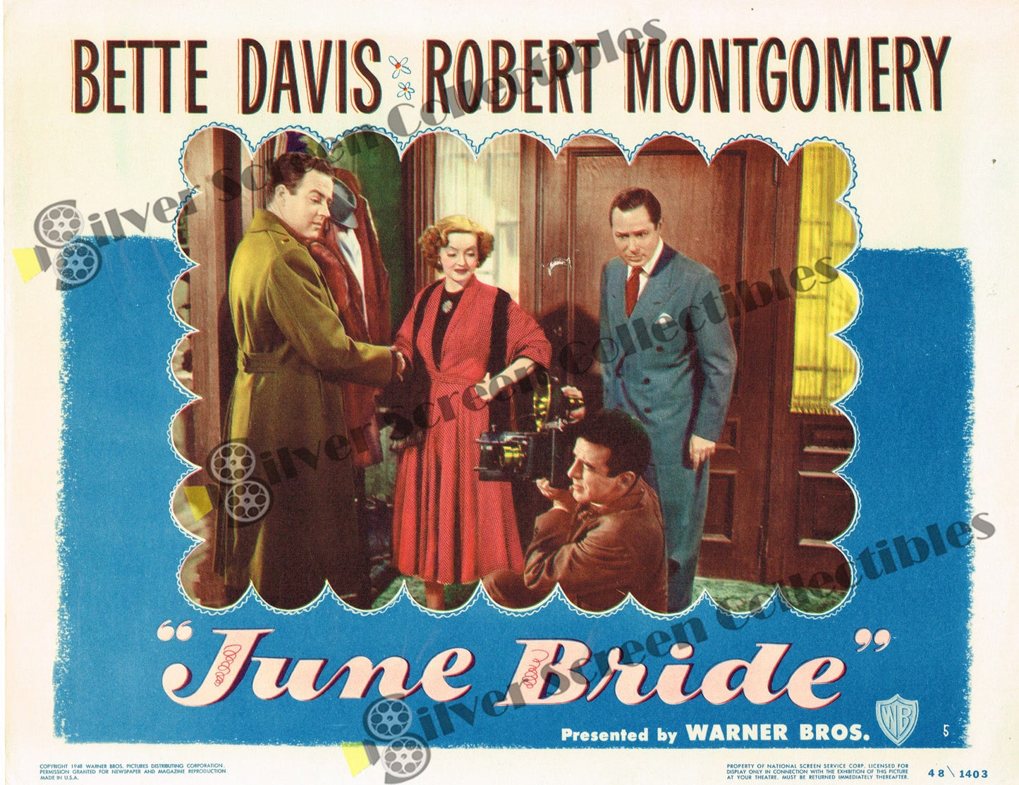 June Bride (1948) - Card#: 6 - Original U.S. Lobby Card (11" x 14")