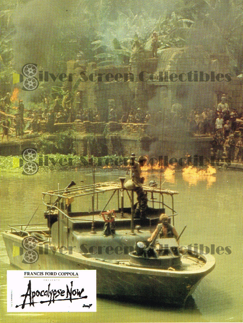 Apocalypse Now (1979) - Souvenir Program (English) and 7 French Mini Lobby Cards