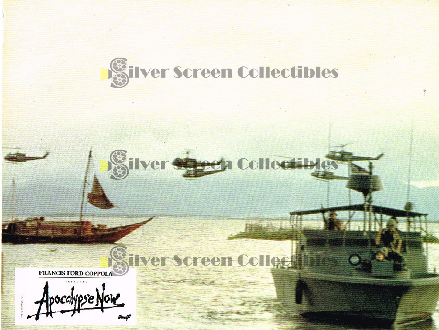 Apocalypse Now (1979) - Souvenir Program (English) and 7 French Mini Lobby Cards