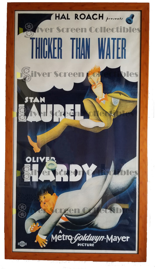 Thicker Than Water (1935) - Three Sheet Movie Poster (41" x 81")[On Linen]