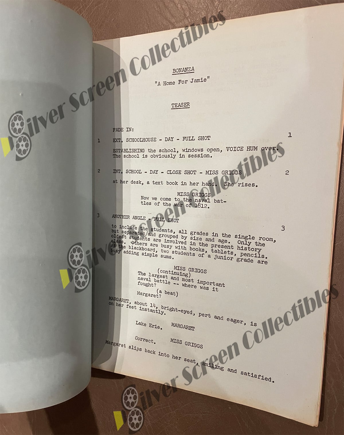 Bonanza (1959–1973) - Original Filming Script