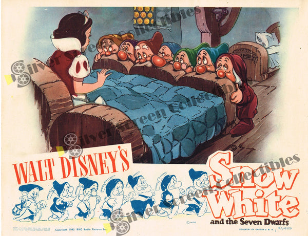 Snow White and the Seven Dwarfs (1937) - Original U.S. Lobby Card (11" x 14")