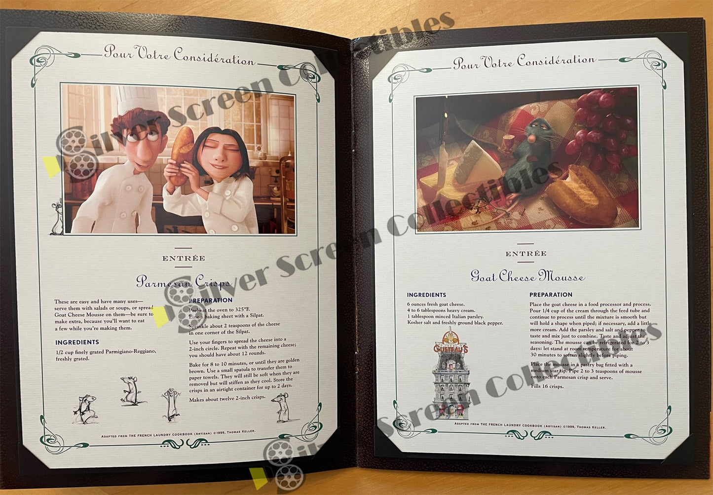 Ratatouille (2007) / Le Menu - Cast Signed Booklet (JSA Cert)