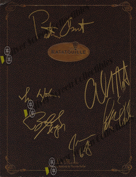 Ratatouille (2007) / Le Menu - Cast Signed Booklet (JSA Cert)